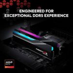 رم کامپیوتر جی اسکیل دو کاناله Trident Z5 Neo RGB فرکانس 6000 مگاهرتز DDR5 تایمینگ CL30 حافظه 64 گیگابایت — تصویر 2