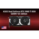 کارت گرافیک ایسوس RTX 5060 Ti OC Dual حافظه 8 گیگابایت — نمای اصلی