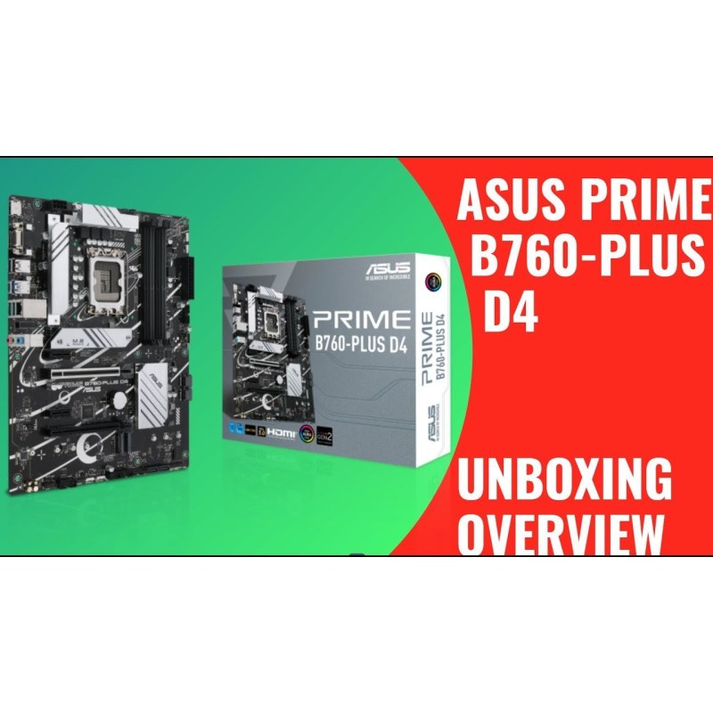 مادربرد ایسوس مدل PRIME B760-Plus DDR4 — نمای دوم
