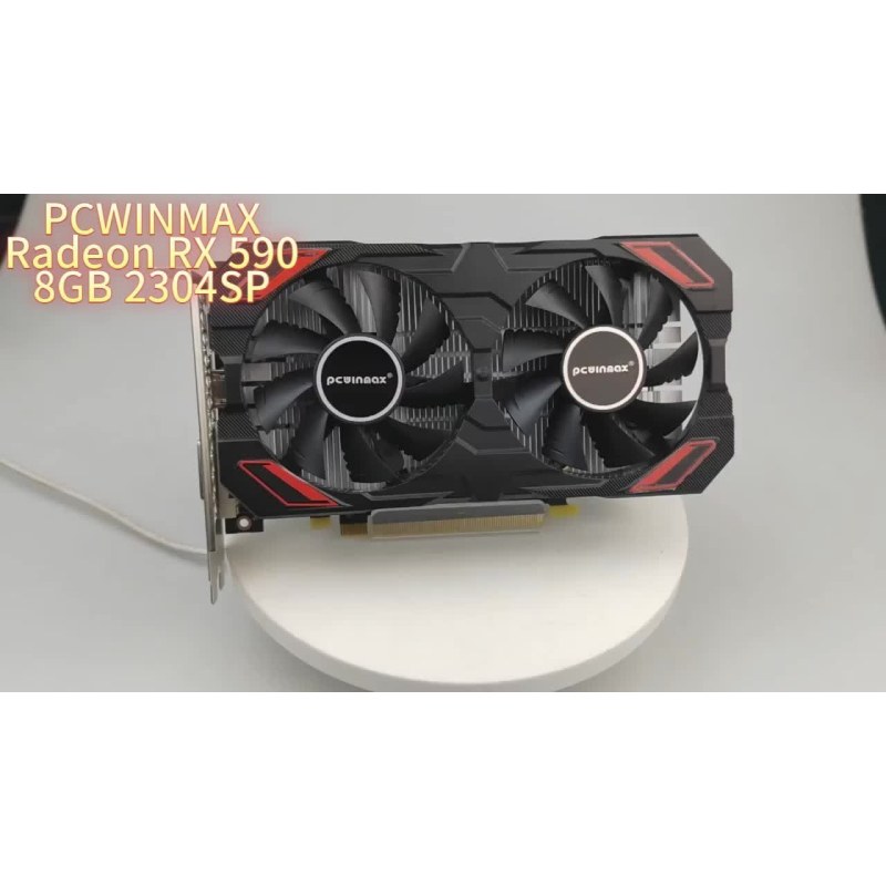 کارت گرافیک ایکس اف ایکس مدل RX 590 GME حافظه 8 گیگابایت استوک