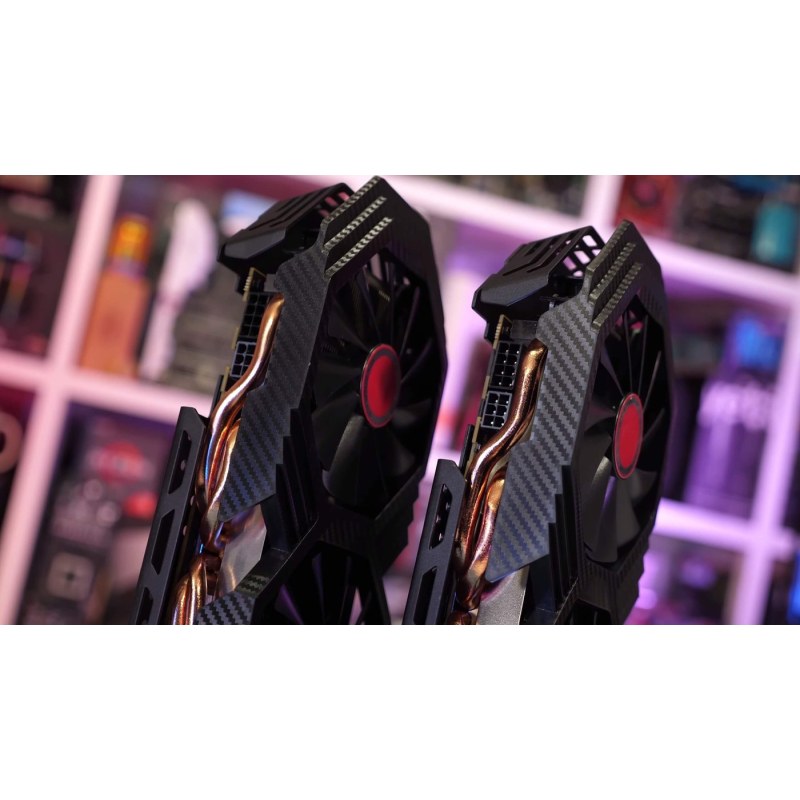 کارت گرافیک ایکس اف ایکس مدل RX 590 GME حافظه 8 گیگابایت استوک — نمای دوم