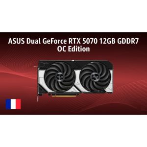 کارت گرافیک ایسوس Dual RTX 5070 OC حافظه 12 گیگابایت — نمای اصلی