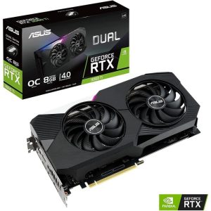 کارت گرافیک ایسوس مدل Dual RTX 3060 OC Gaming حافظه 12 گیگابایت — نمای اصلی