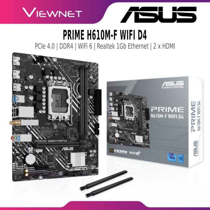 مادربرد ایسوس PRIME H610M-A WiFi D4 DDR4
