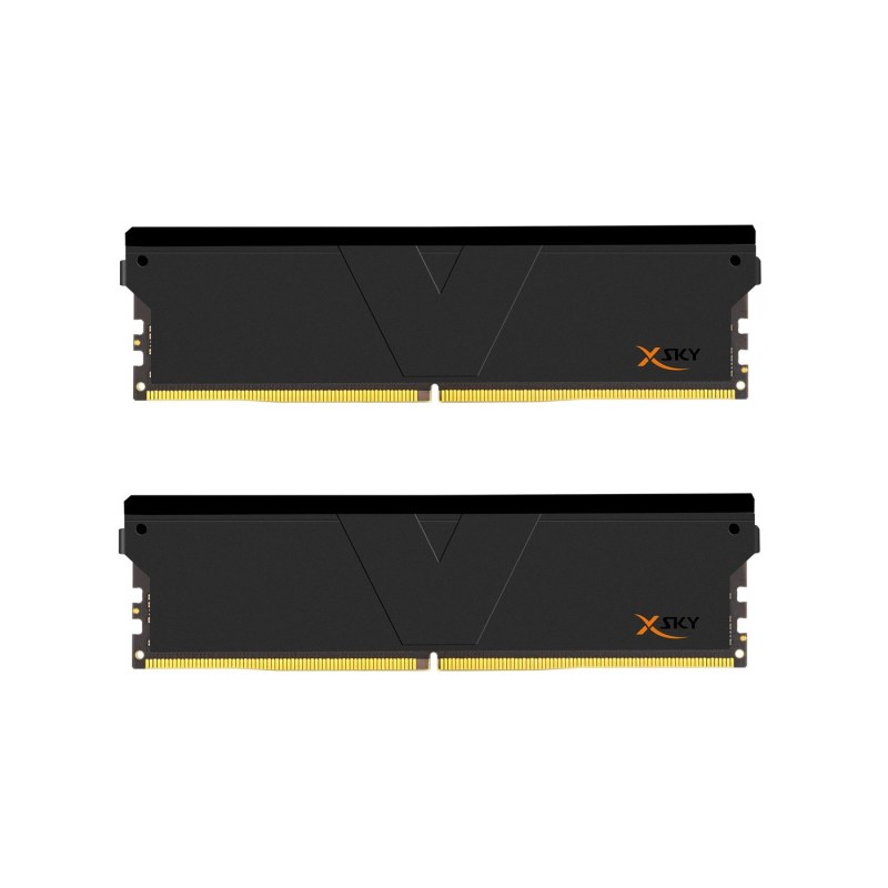 رم کامپیوتر وی کالر دو کاناله مدل Manta XSky RGB فرکانس 6000 مگاهرتز DDR5 تایمینگ CL36 حافظه 32 گیگابایت — تصویر 4
