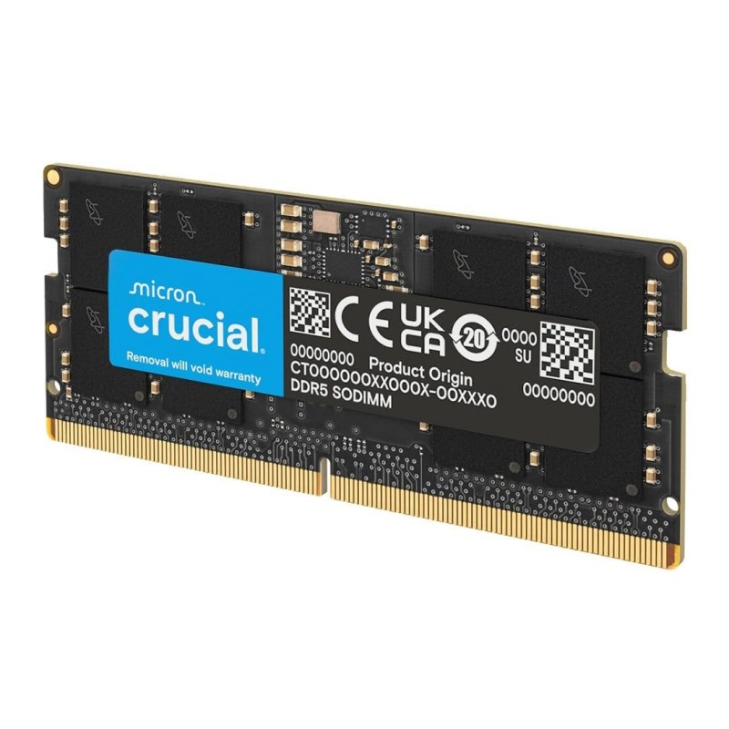 رم کامپیوتر کروشیال تک کاناله مدل CT8 فرکانس 4800 مگاهرتز DDR5 تایمینگ CL40 حافظه 8 گیگابایت — نمای اصلی