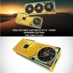 کارت گرافیک ایسوس مدل ROG Astral RTX 5090 OC Dhahab حافظه 32 گیگابایت — نمای اصلی