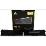 رم کامپیوتر کورسیر تک کاناله Vengeance RGB Pro فرکانس 3200 مگاهرتز DDR4 تایمینگ CL16 حافظه 8 گیگابایت — تصویر 2