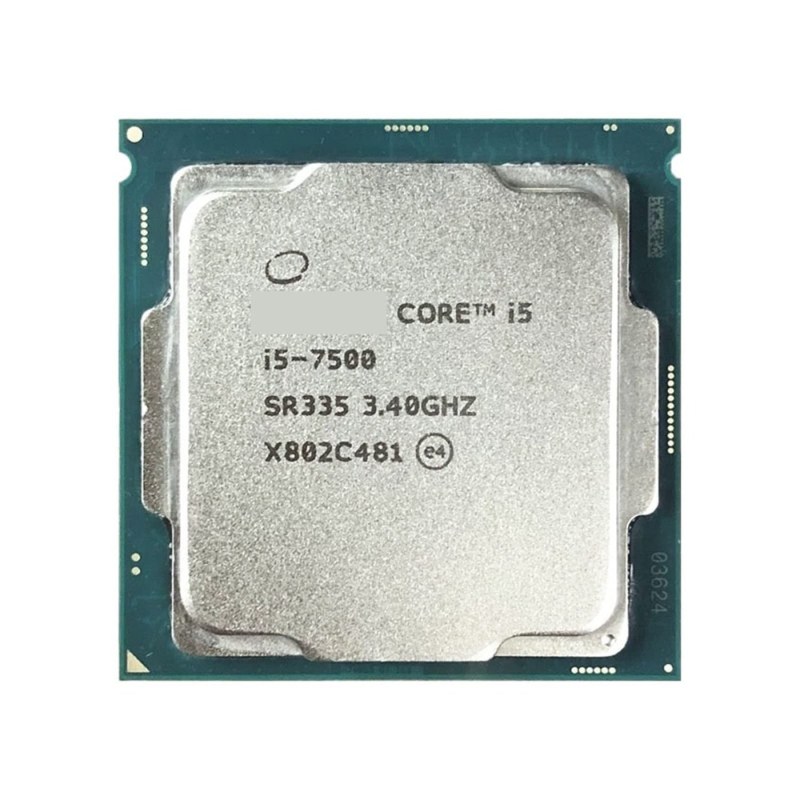 پردازنده کامپیوتر اینتل مدل Core i5-7500 Kaby Lake استوک — نمای دوم