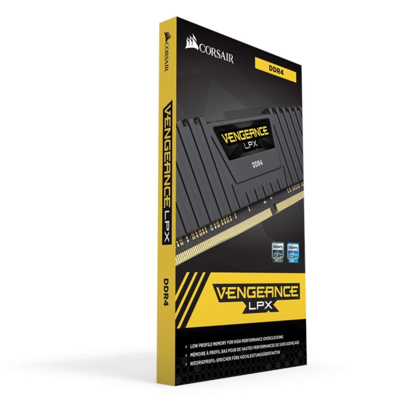 رم کامپیوتر کورسیر دو کاناله مدل Vengeance LPX فرکانس 3200 مگاهرتز DDR4 تایمینگ CL16 حافظه 32 گیگابایت — تصویر 4