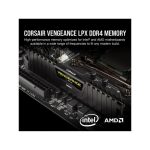 رم کامپیوتر کورسیر تک کاناله مدل Vengeance LPX فرکانس 3200 مگاهرتز DDR4 تایمینگ CL16 حافظه 16 گیگابایت — تصویر 4