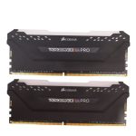 رم کامپیوتر کورسیر دو کاناله مدل Vengeance RGB Pro فرکانس 3600 مگاهرتز DDR4 تایمینگ CL18 حافظه 16 گیگابایت — نمای اصلی
