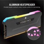 رم کامپیوتر کورسیر دو کاناله مدل Vengeance RGB Pro فرکانس 3600 مگاهرتز DDR4 تایمینگ CL18 حافظه 16 گیگابایت — تصویر 2