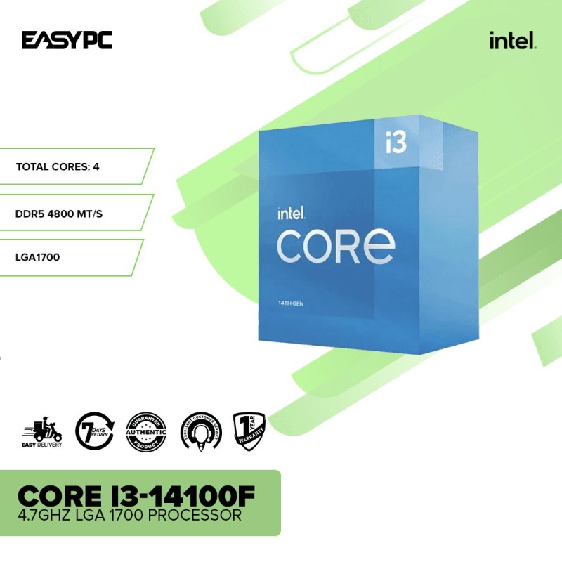 پردازنده کامپیوتر اینتل Core i3-14100F Raptor Lake Refresh Tray — تصویر 4