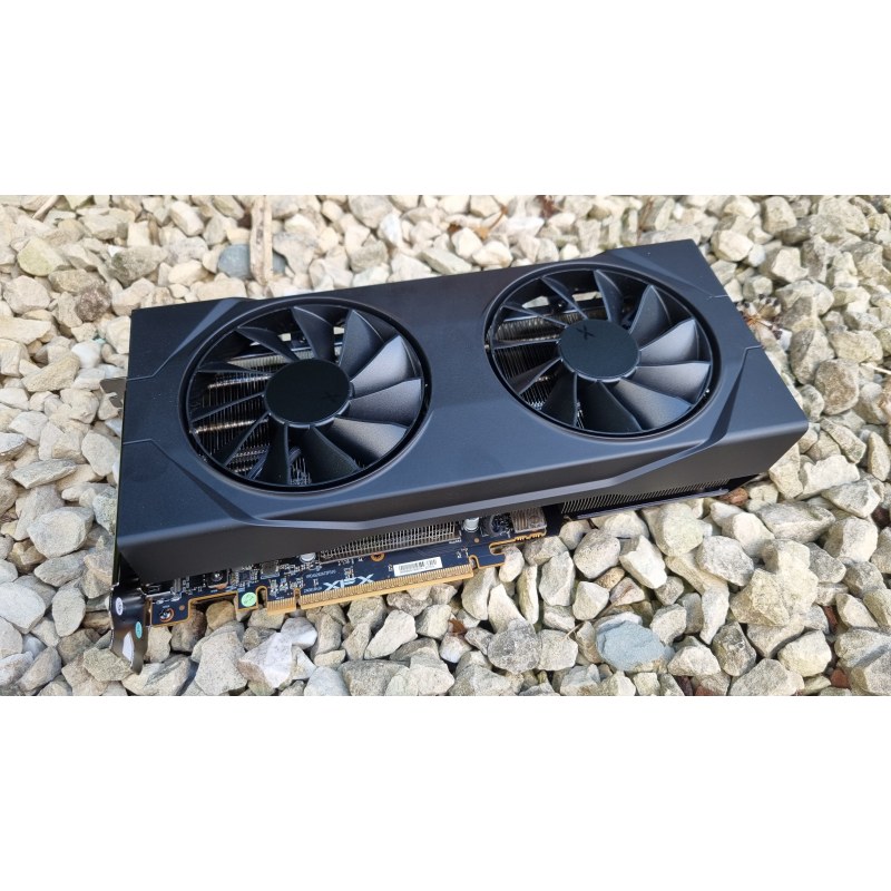 کارت گرافیک ایکس اف ایکس مدل RX 5600 XT THICC II PRO حافظه 6 گیگابایت استوک — نمای دوم