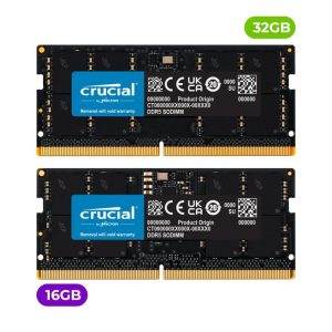 رم لپ تاپ کروشیال تک کاناله مدل CT16 فرکانس 4800 مگاهرتز DDR5 تایمینگ CL40 حافظه 16 گیگابایت — نمای اصلی