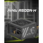 منبع تغذیه کامپیوتر ام اس آی MAG A500N-H 80 Plus White توان 500 وات — تصویر 2