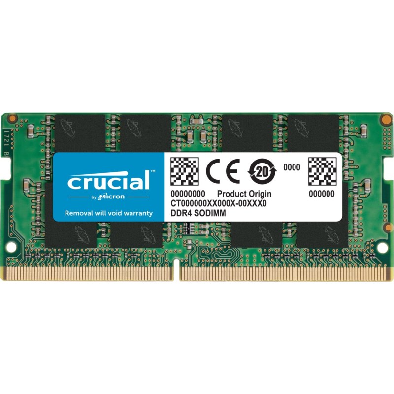 رم لپ تاپ کروشیال تک کاناله مدل CT16 فرکانس 3200 مگاهرتز DDR4 تایمینگ CL22 حافظه 16 گیگابایت — نمای اصلی